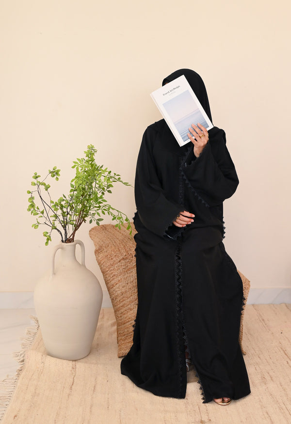 Black Hanin Abaya Set