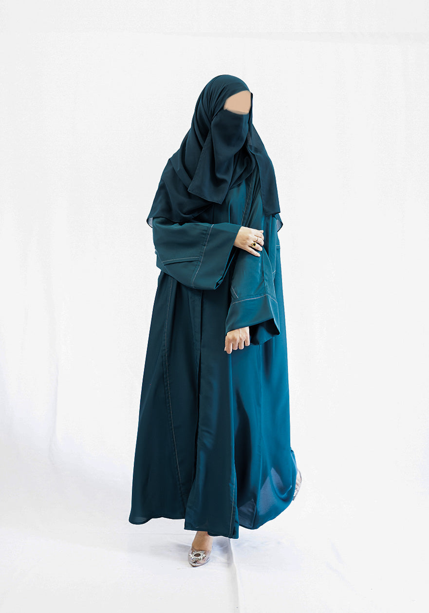 Dark Turquoise Amani Abaya