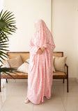 Pretty Pink Prayer Jilbab