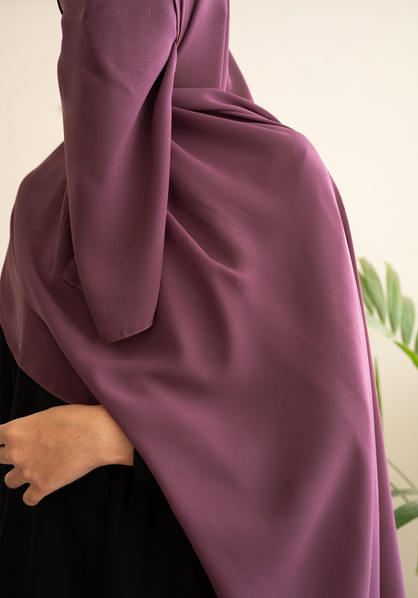 Mauve Hijab & Niqab Set