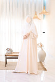 Buttercream Textured Everywear Abaya