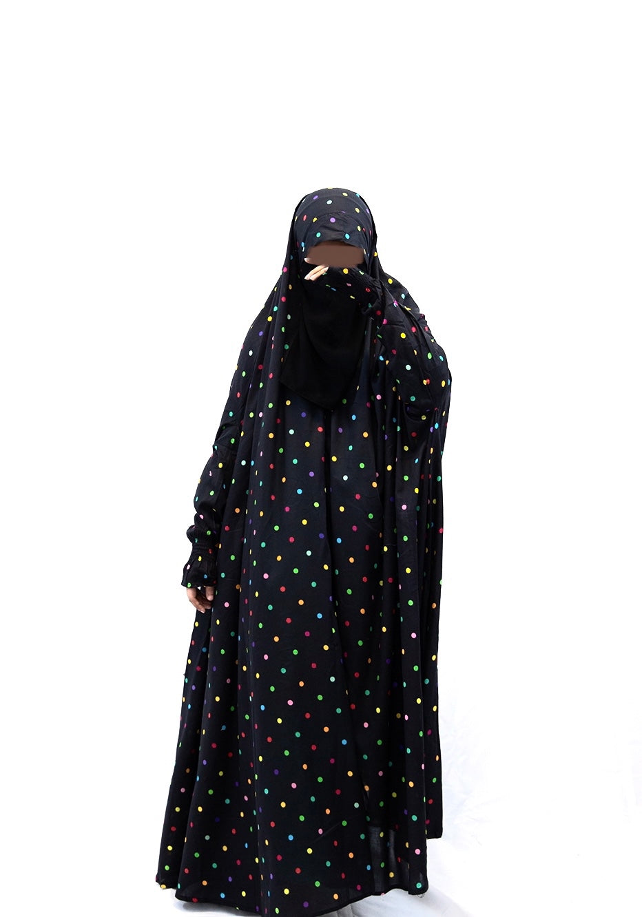 Black Polka Dots Salah Dress