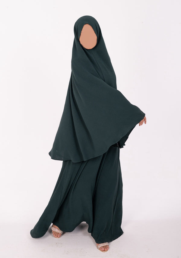 Emerald Abaya & Khimar Set