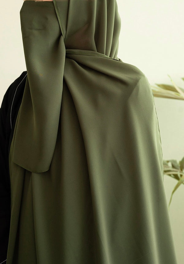 Olive Hijab & Niqab Set