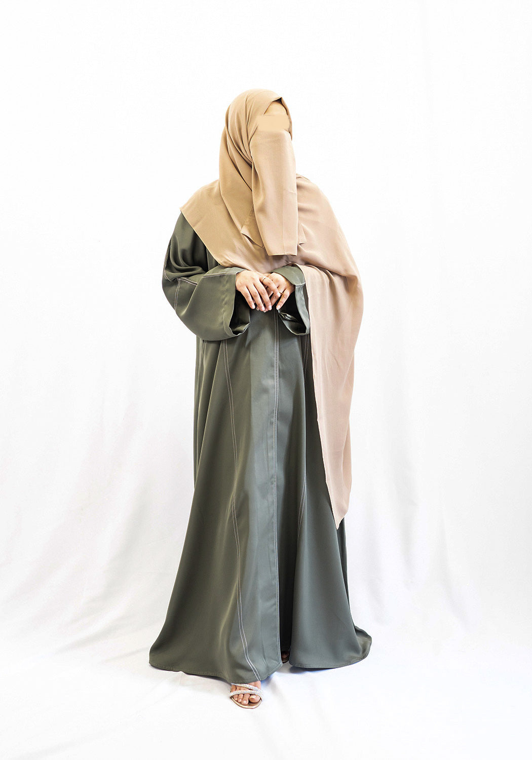 Sage Coat Abaya