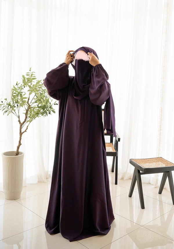 Aubergine Basic Abaya