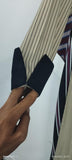 Beige Stripes - Coat style abaya