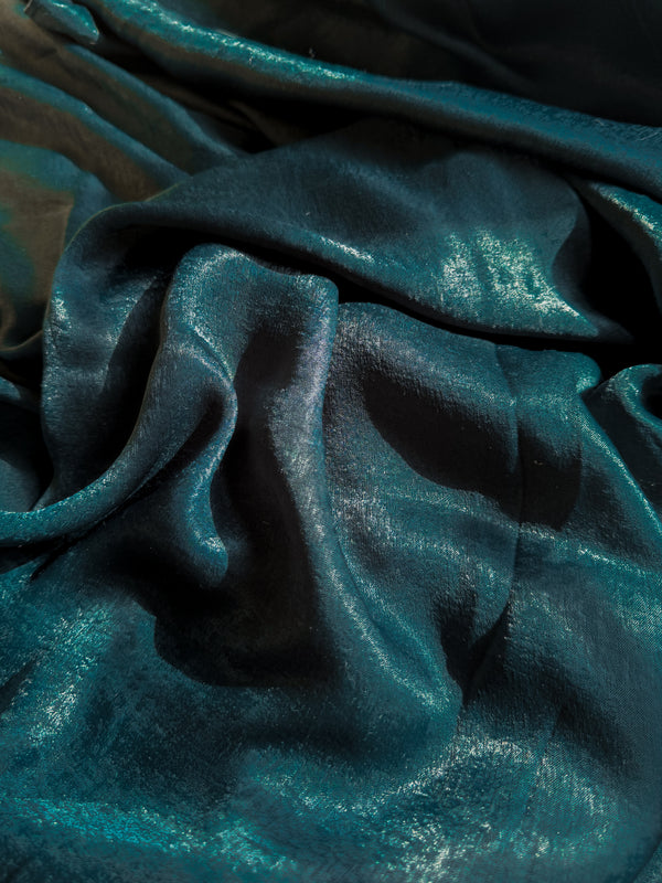 Emerald Velvet Silk Hijab