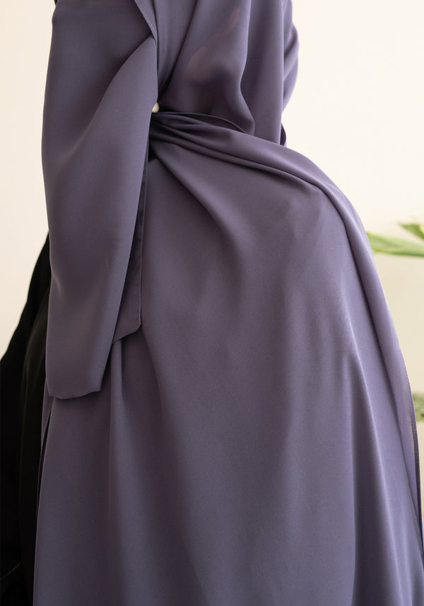 Graphite Grey Hijab & Niqab Set