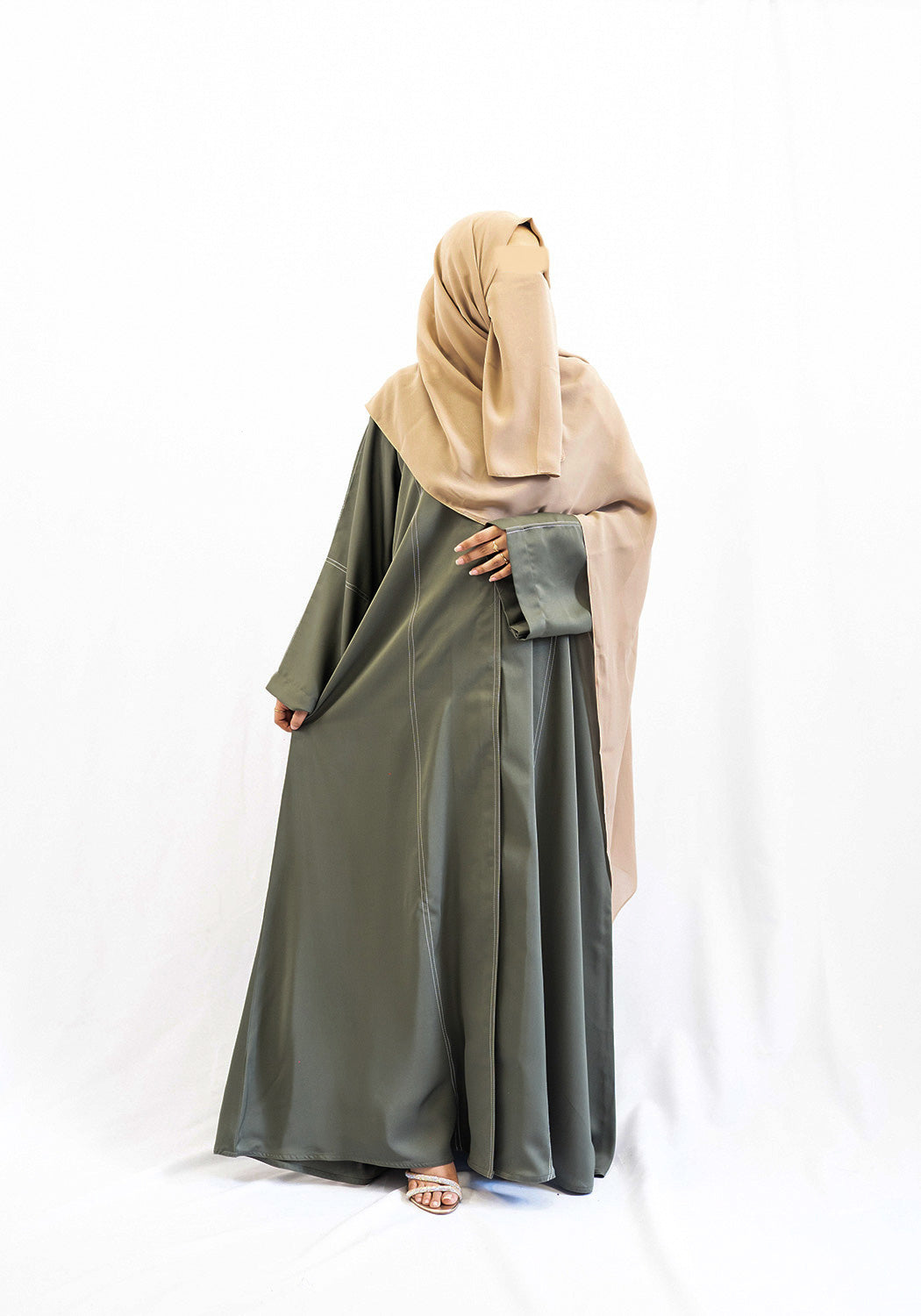 Sage Coat Abaya
