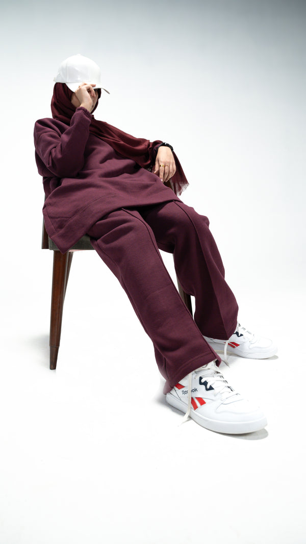 Burgundy Sweatsuit