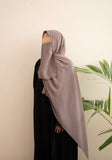 English Brown Hijab & Niqab Set