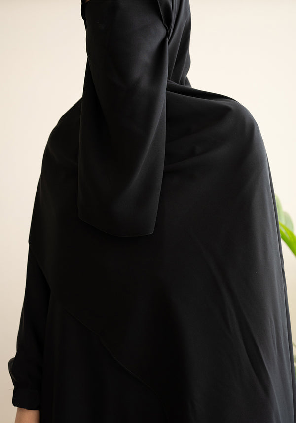 Black Hijab & Niqab Set