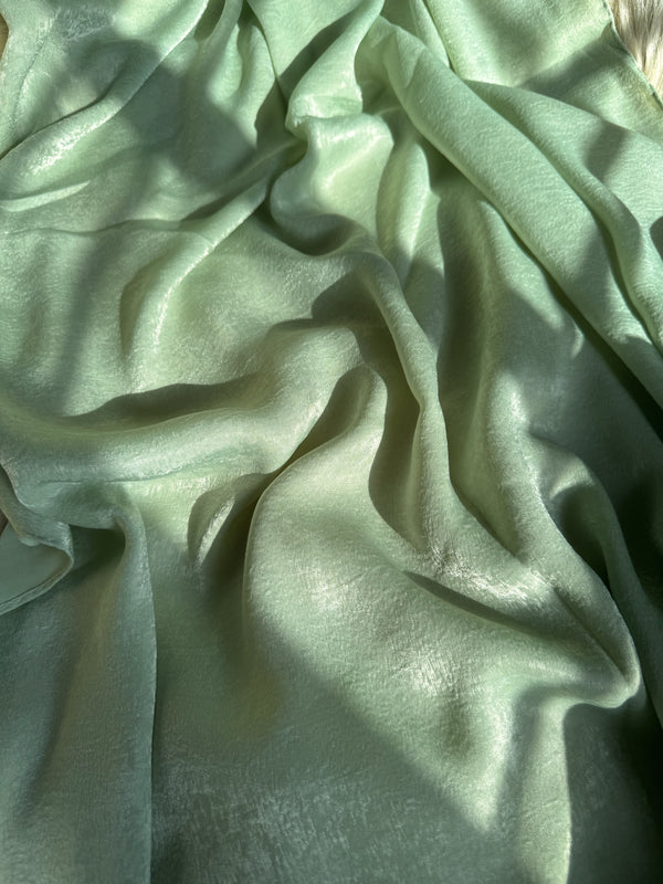 Pistachio Velvet Silk Hijab