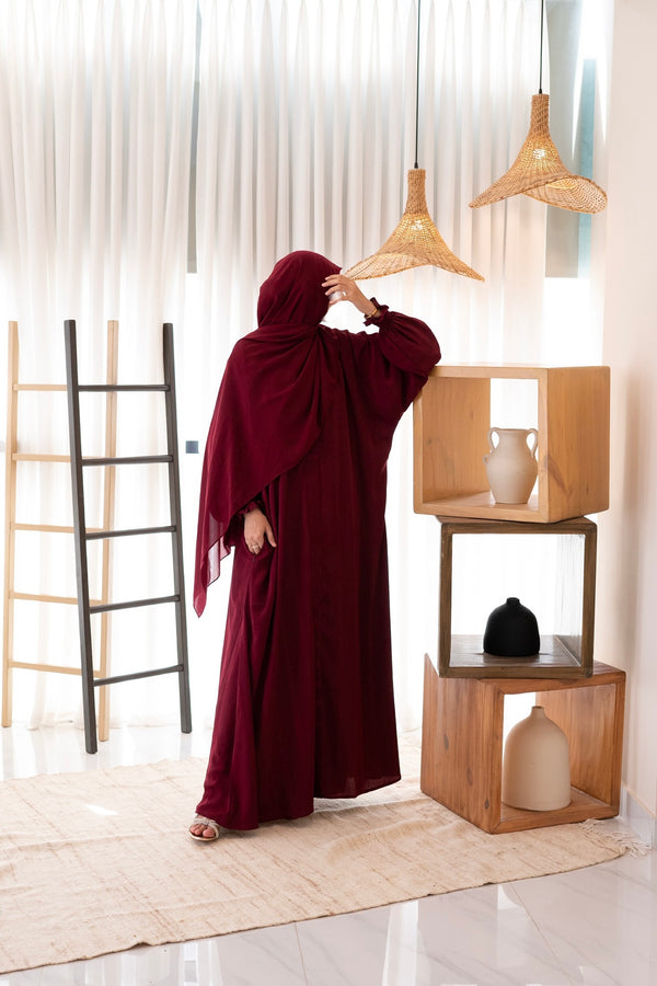 Maroon Zoom Everywear Abaya