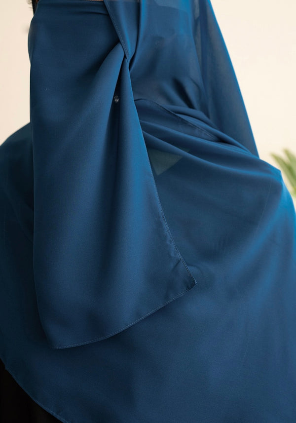 Aegan Blue Hijab & Niqab Set