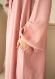 Dusty Pink Basic Abaya