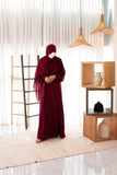 Maroon Zoom Everywear Abaya