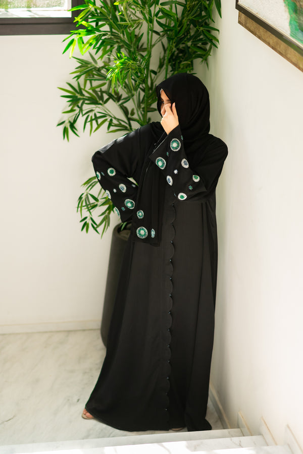 Zimal Abaya Set - Black