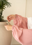 Dusty Pink Basic Abaya