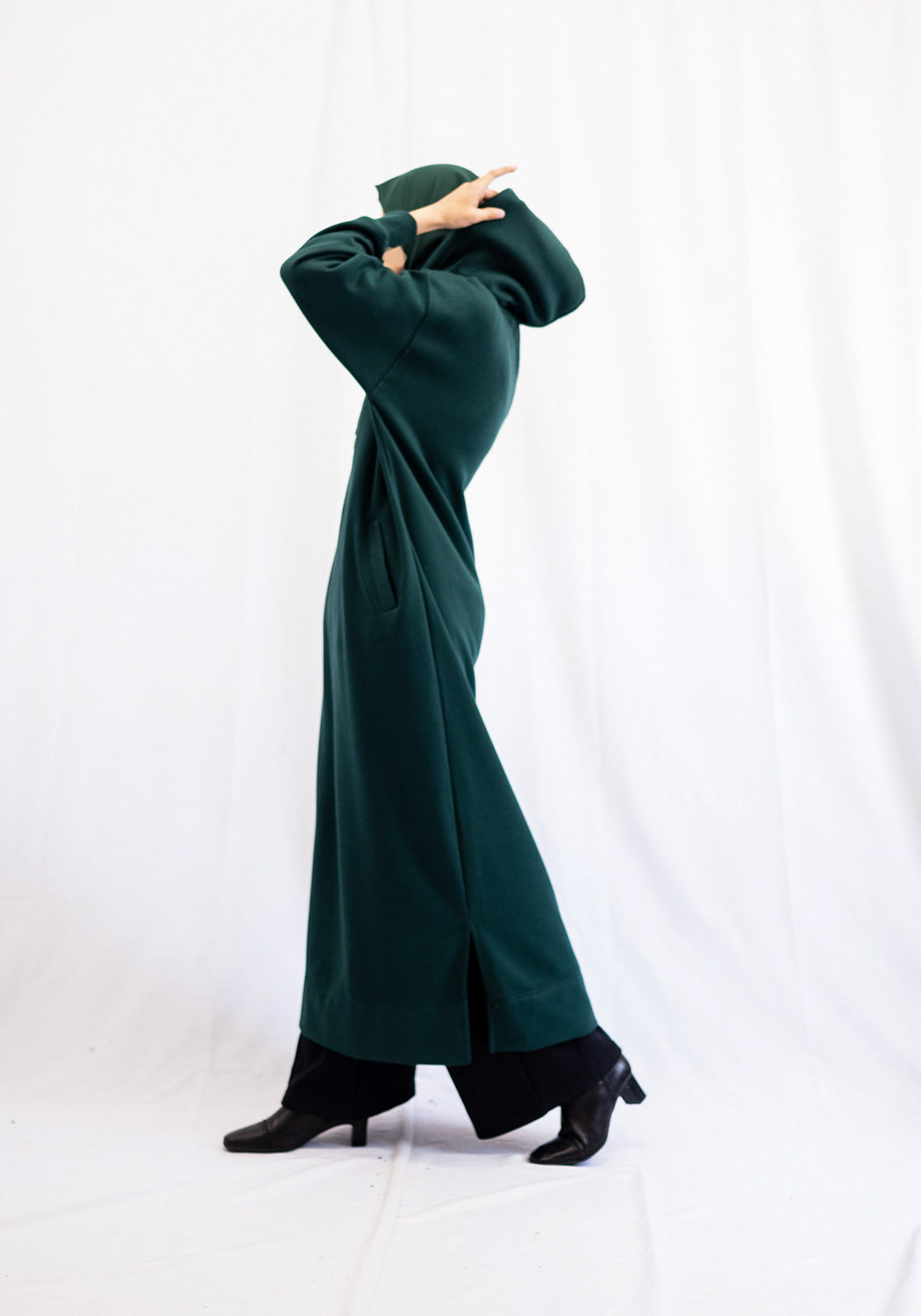 Emerald Hoodie Abaya