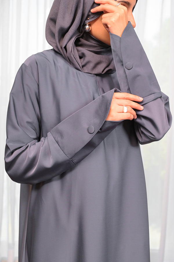 Celine Abaya set - Ash Blue
