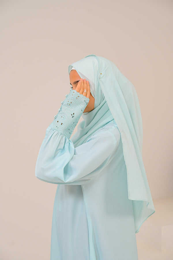 Mia Seafoam Abaya set