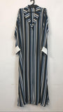 Multi Stripes - Coat style abaya