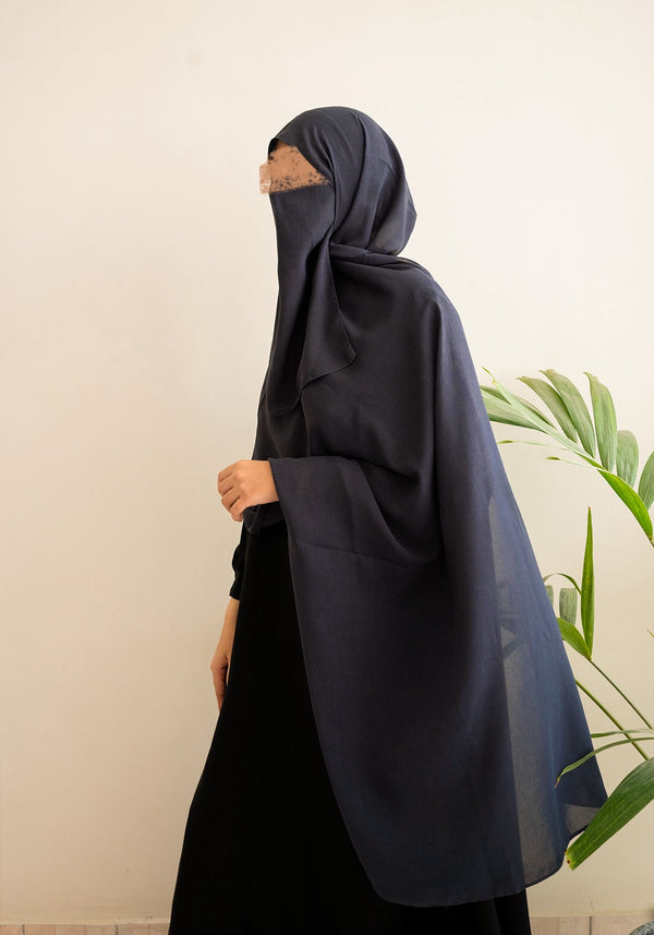 Charcoal Hijab & Niqab Set