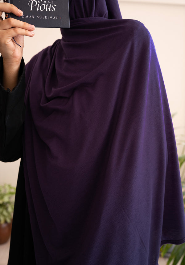 Purple Basic Jersey Hijab