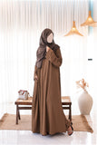 Camel Textured Everywear Abaya