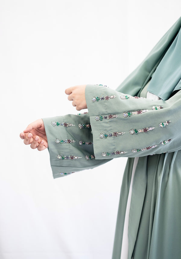 Mint Jasmine Kimono Set