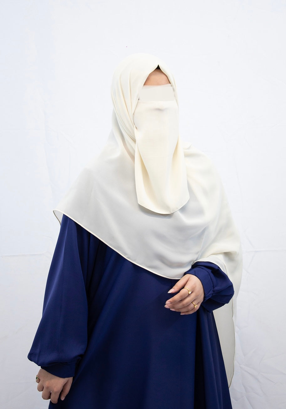 Ivory Hijab & Niqab Set
