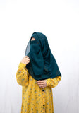 Bottle Green Hijab & Niqab Set