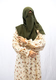 Olive Hijab & Niqab Set