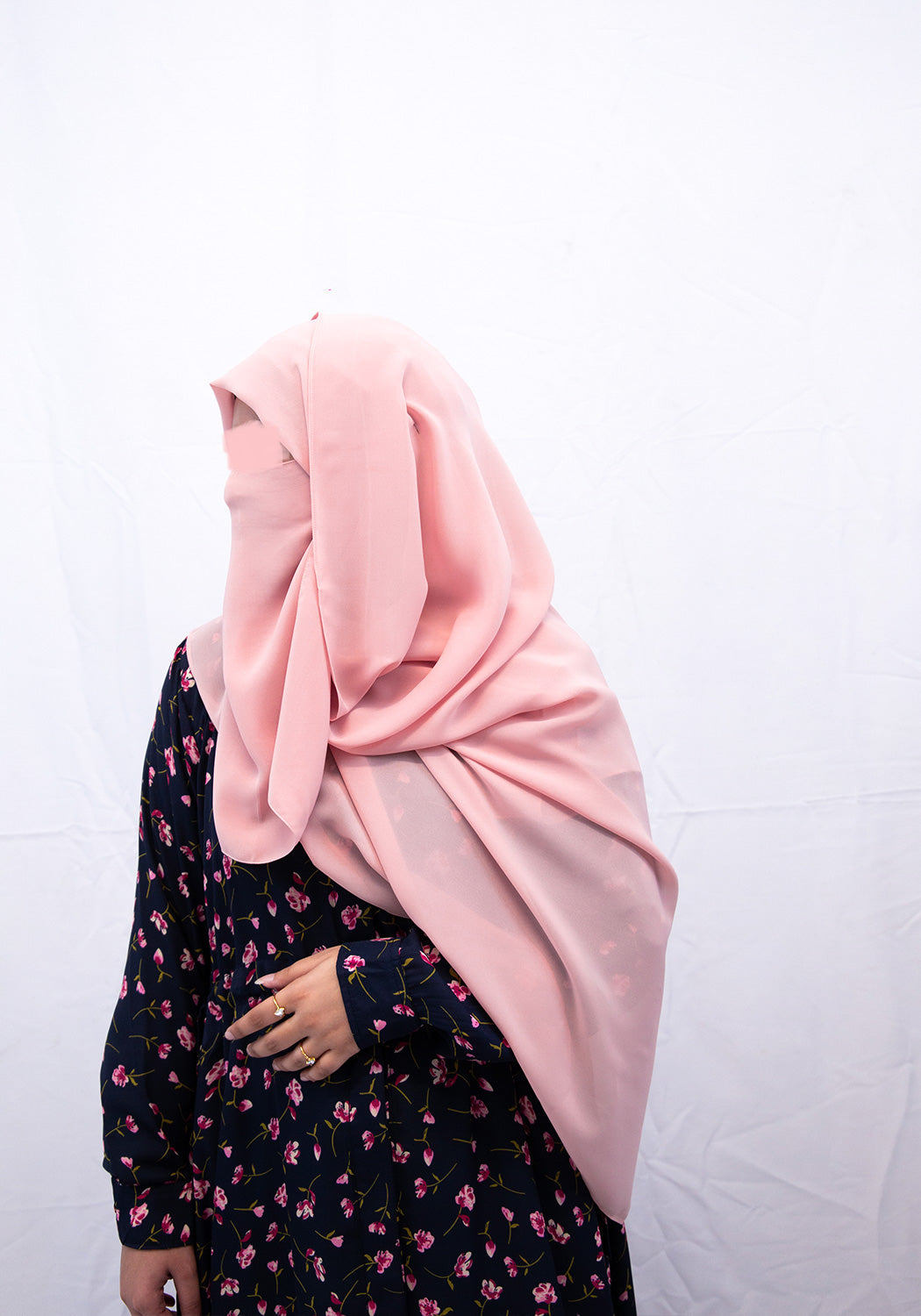 Pink Hijab & Niqab Set