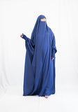 French Jilbab - Yale Blue