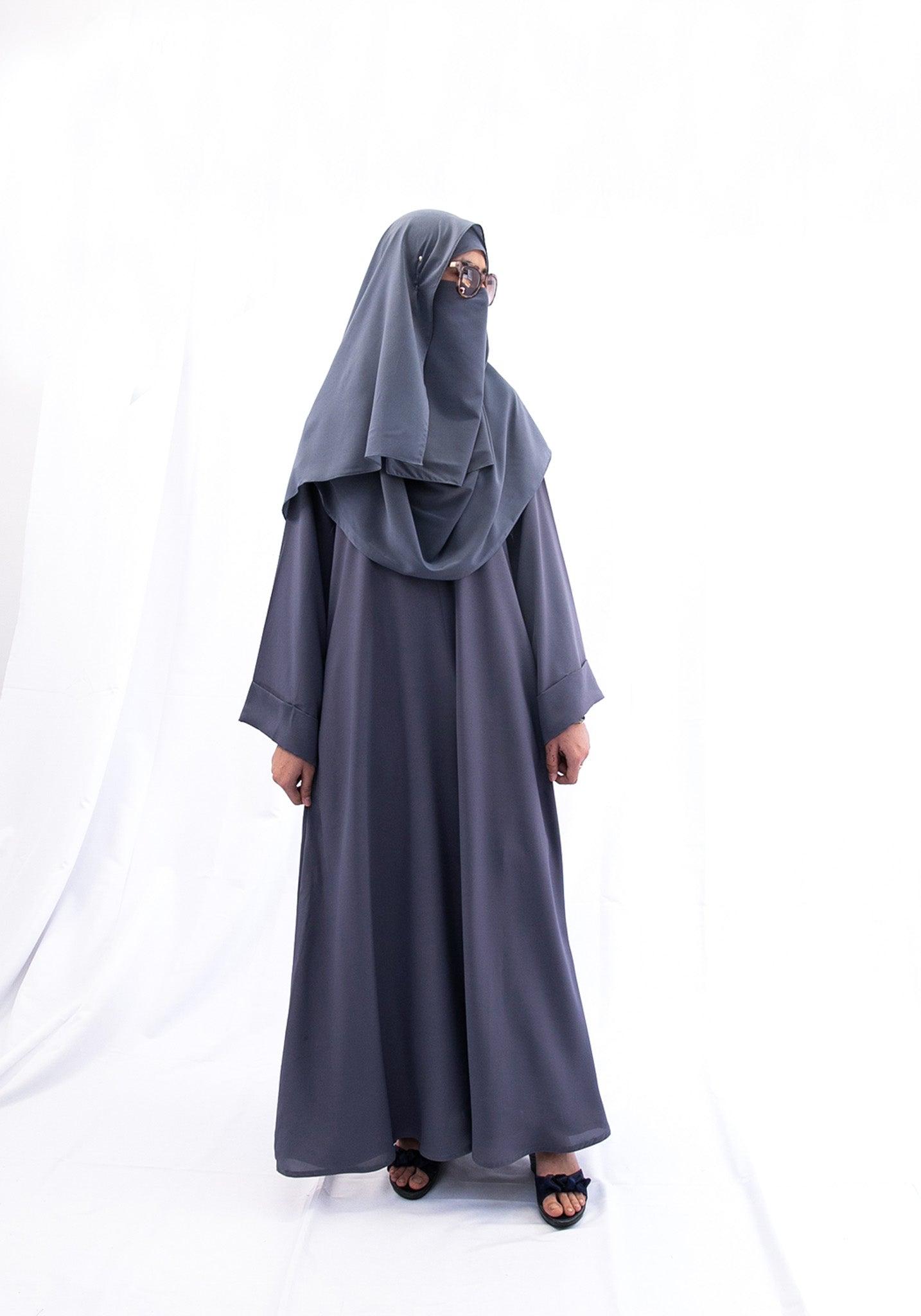 Everyday Vital Abaya Set - Grey