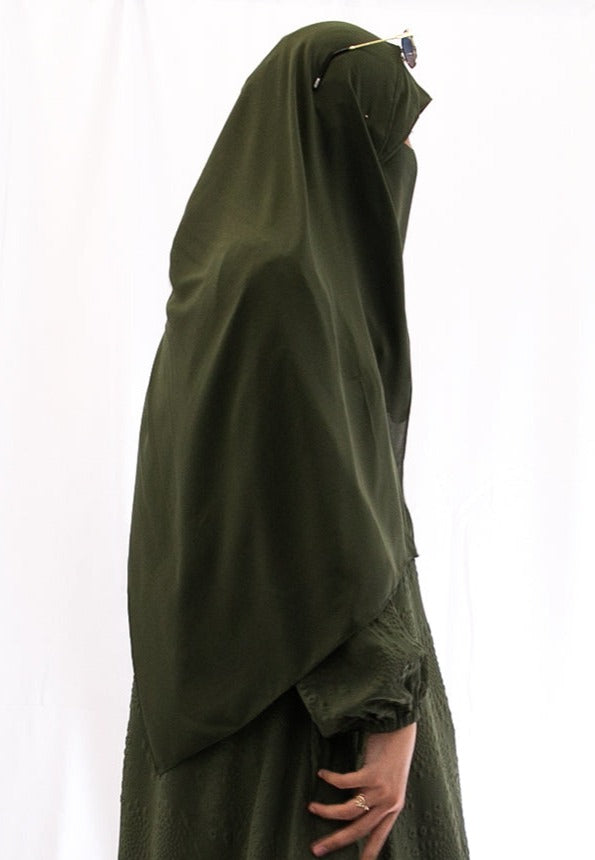 Olive Hijab & Niqab Set