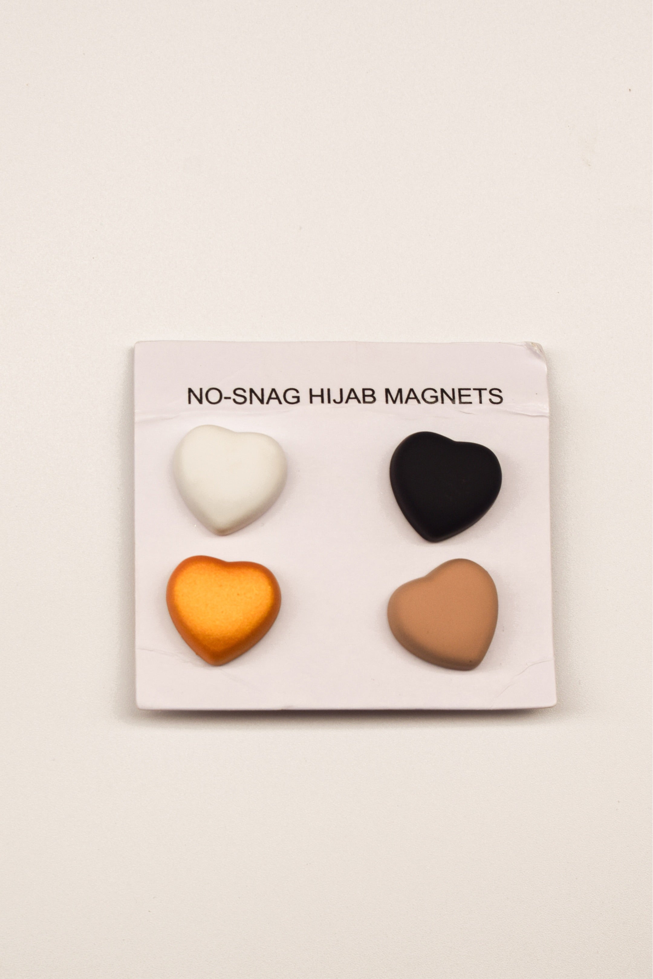 Matte Heart Magnet Hijab Pins