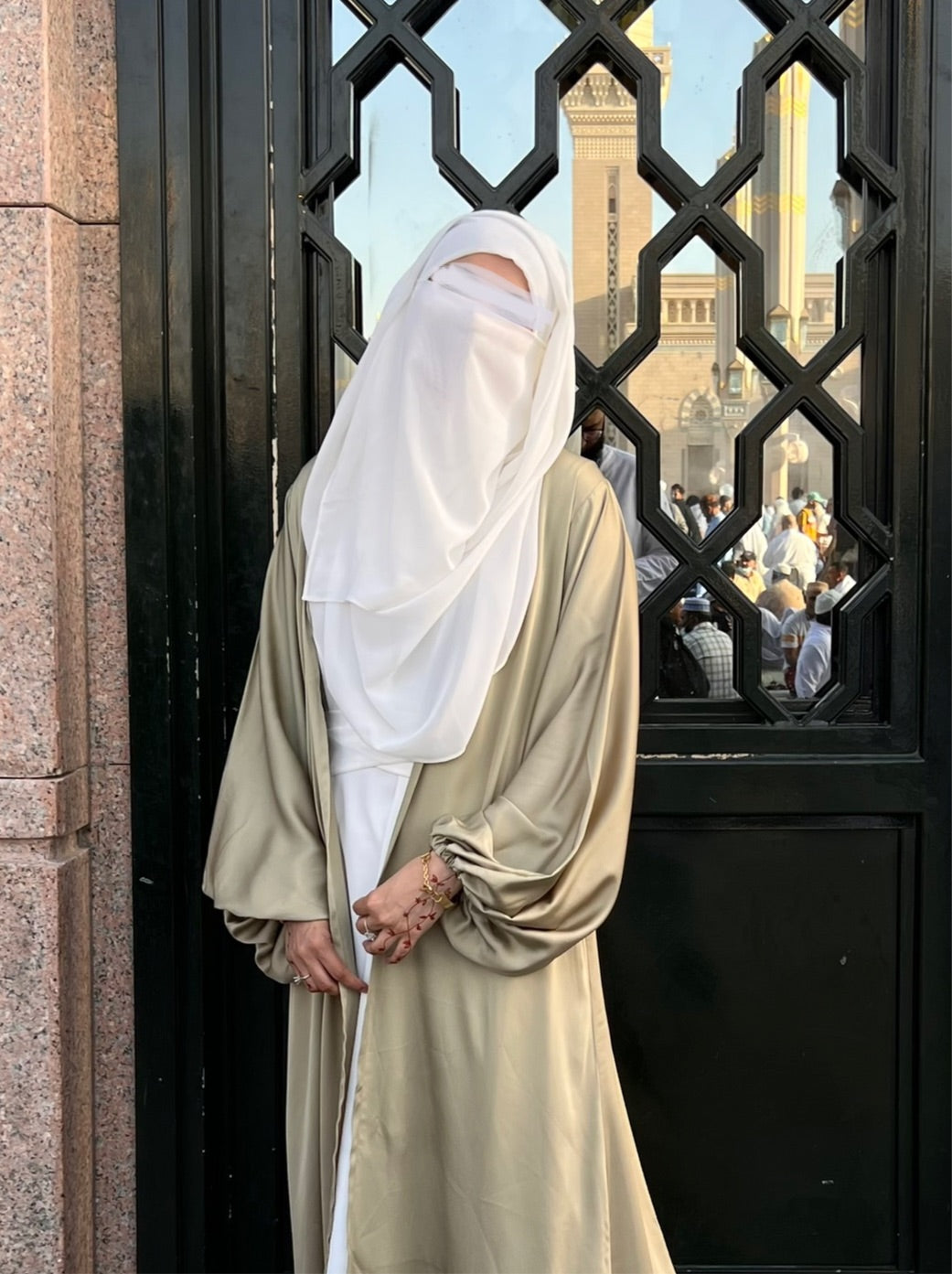 Hijab & Niqab Set - OffWhite